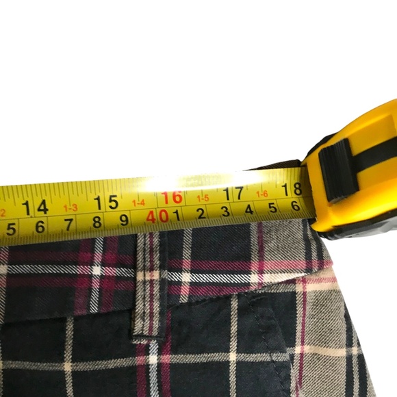 Plaid Mini Skirt Beige Black Pink Check Preppy Classic - Picture 4 of 13